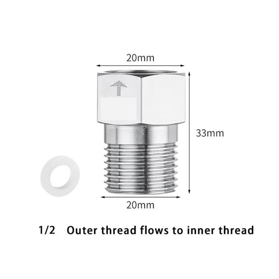 1/2 Male Female Thread Brass Check Valve Check Valve Forbid Stinkpot/closestool One Way Non-return For Toilet Water Tank Heat ,Offering Precision and Performance