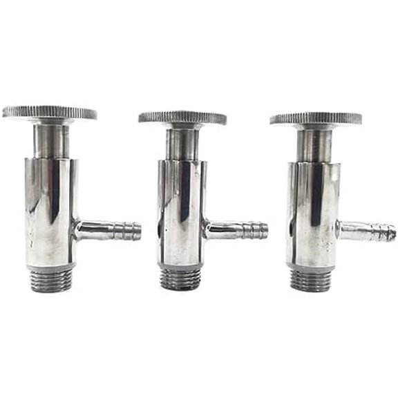 1/2" Male Thread Sample Valve DN15 Stainless Steel SUS304 Elliptic Sampling Valve$$Plumbing & HVAC