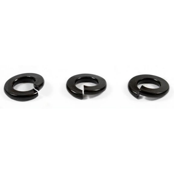 1/2" Medium Split Lock Washers / Steel / Black Oxide - 3000 Piece Carton