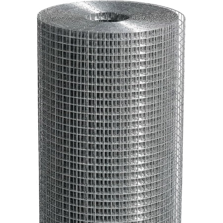 1/2" Mesh 48" x 100' 19 Gauge, Hot-Dip Galvanized After Welding – Chicken Wire Mesh, Wire Mesh Roll for Chicken Coop Cover, Garden Fence, Rodent & Gopher Barrier