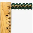 thumbnail image 1 of 1/2" Metallic Braid Gimp Trimming - 10 Continuous Yards - Many Colors!, 1 of 2