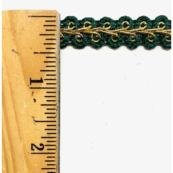 1/2" Metallic Braid Gimp Trimming - 10 Continuous Yards - Many Colors!