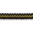 thumbnail image 1 of 1/2" Metallic Braid Gimp Trimming - 10 Continuous Yards - Many Colors! (Black/Gold), 1 of 2