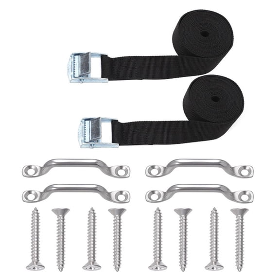 1.2 Meter Camping Cooler Tie Down Kit Heavy Duty Nylon Webbing Boat Luggage Belt