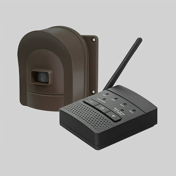 1/2 Mile Hosmart Driveway Alarm Wireless Sensor System & Driveway Sensor Alert System Security Motion Sensor & Detector Home Mailbox Detection Can Install Battery