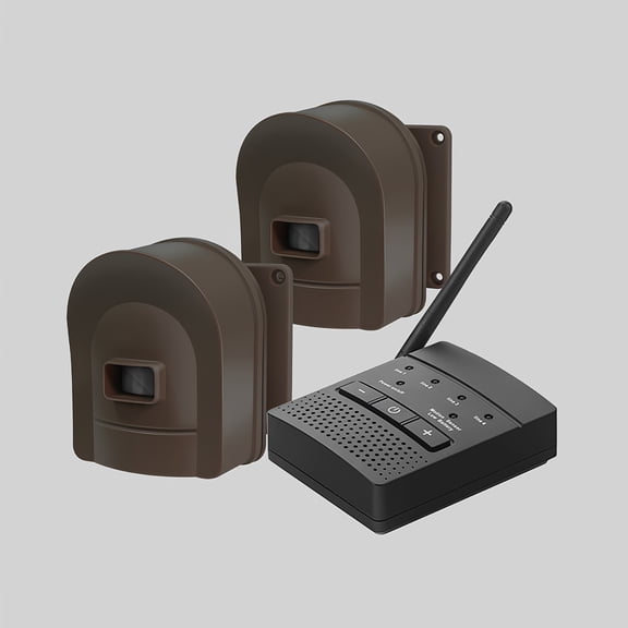 1/2 Mile Hosmart Driveway Alarm Wireless Sensor System & Driveway Sensor Alert System Security Motion Sensor & Detector Home Mailbox Detection Can Install Battery