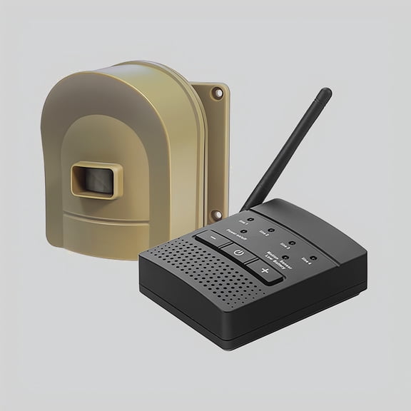 1/2 Mile Hosmart Driveway Alarm Wireless Sensor System & Driveway Sensor Alert System Security Motion Sensor & Detector Home Mailbox Detection Can Install Battery