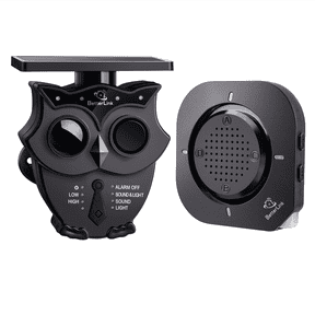1/2 Mile Long Range Solar Wireless Driveway Alarm System IP65 Weatherproof Outdoor Motion Detectors&Sensor 120dB Siren Sound Light Security Alert System Monitor&Protect Outdoor/Indoor Property