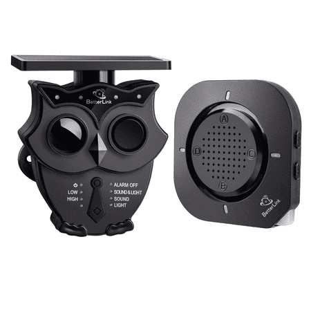 1/2 Mile Long Range Solar Wireless Driveway Alarm System IP65 Weatherproof Outdoor Motion Detectors&Sensor 120dB Siren Sound Light Security Alert System Monitor&Protect Outdoor/Indoor Property