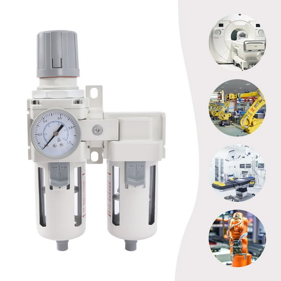 1/2" in NPT Air Pressure Regulator Air Dryer System Filter Water Trap Separator