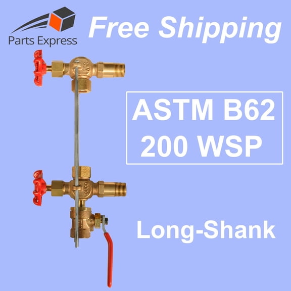 1/2" NPT BRONZE WATER GAUGE VALVE SET w/BALL CHECK FOR 5/8" OD SIGHT GLASS