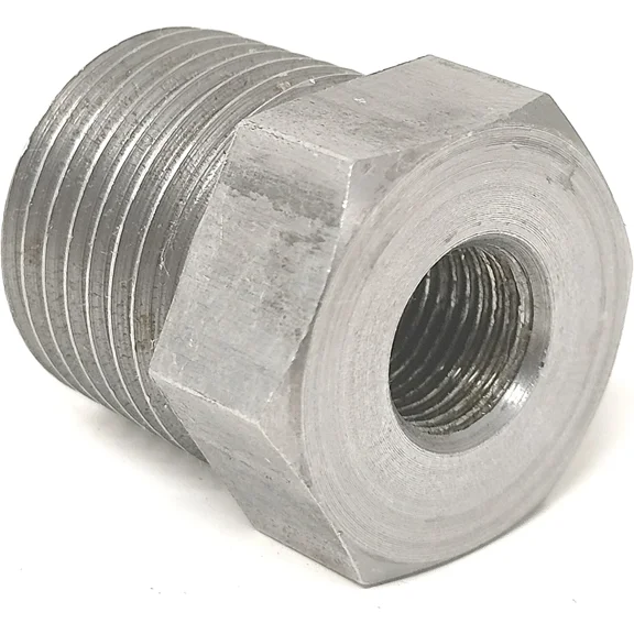 1/2" NPT pipe thread to 1/8" IPS NPS lamp nipple, 2 Pack