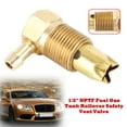 thumbnail image 1 of 1/2" NPTF Fuel Gas Tank Rollover Safety Vent Valve Assembly 5/16 Hose, 1 of 15