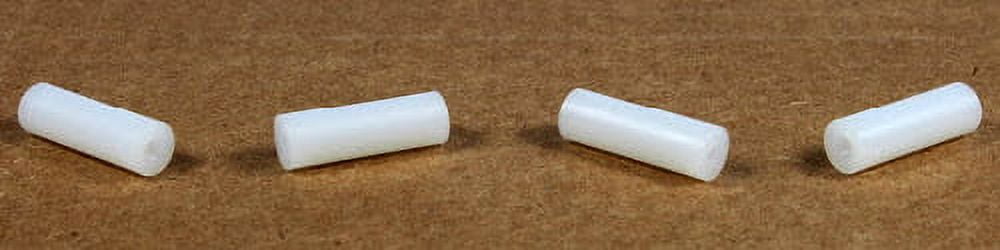 1/2" OD Round Spacers / #6 x 7/8" / Nylon - 1000 Piece Carton