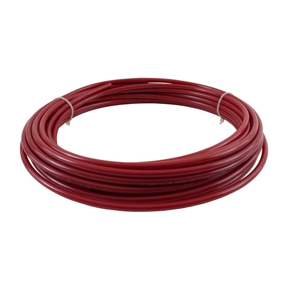 1/2" OD x 50' Red SAE J844 Nylon Air Brake Tubing DOT Approved | Pneumatic Nylon Air Line Hose for Air Brake System
