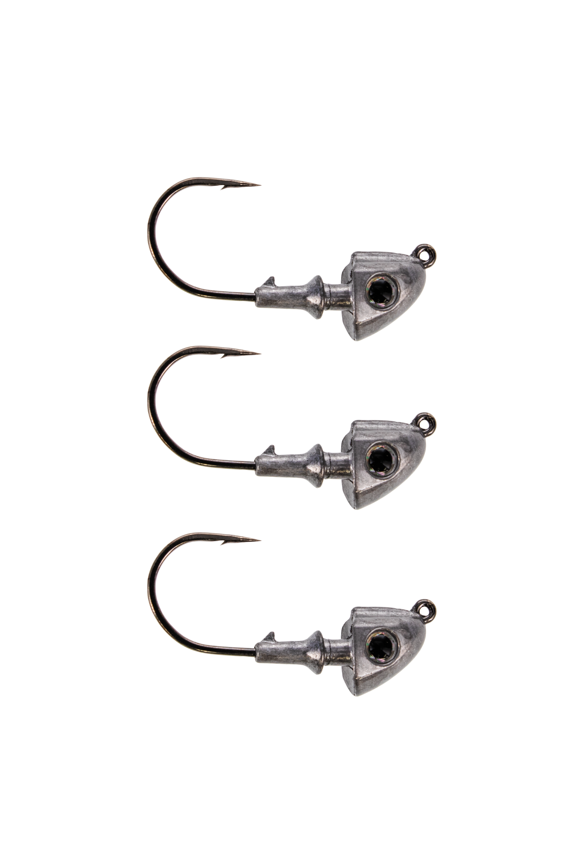 1/2 oz unpainted, G-Man swimbait head (3 pack)