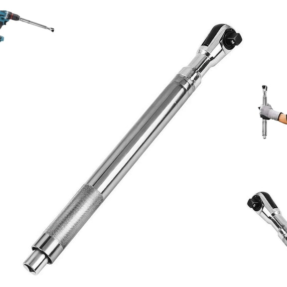 1/2" Offset Extension Wrench, 16.92" Long Torque Extender for Impact Drills & Sockets, Slim Tool for Tight Spaces(RL 1 PC)
