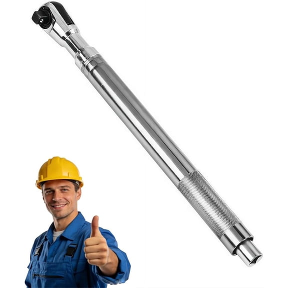 1/2" Offset Extension Wrench for Impact Drill - 15.4" Reach , Slim Design for Tight Spaces & Engine Bay - Heavy-Duty Torque Extender for Sockets & Power Drills P