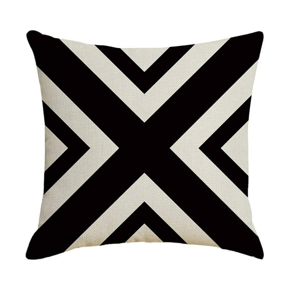 1/2 PCS Black White Hugging Pillows for Hugging Pillow Household Design Pattern Sand Pillow for Outdoor Sofa Bedding and Home Decor, 18x18Inch.