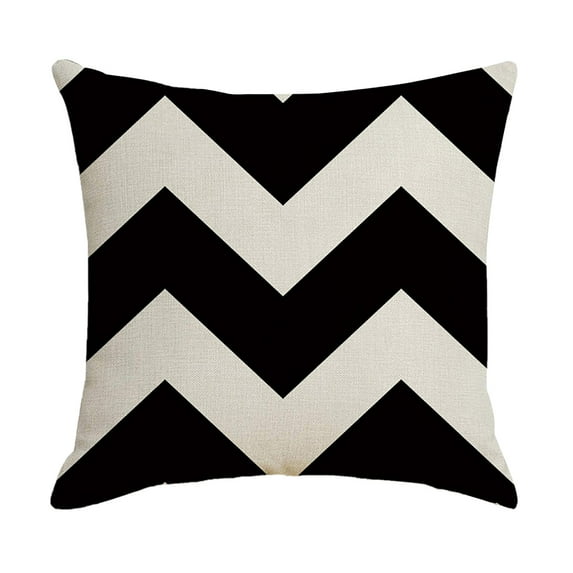 1/2 PCS Black White Hugging Pillows for Hugging Pillow Household Design Pattern Sand Pillow for Outdoor Sofa Bedding and Home Decor, 18x18Inch.