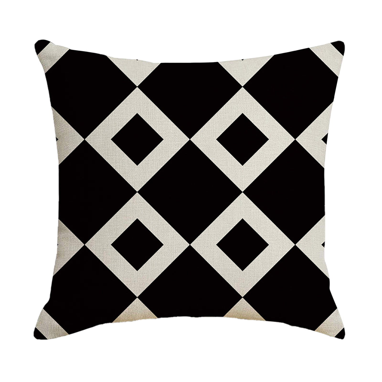1/2 PCS Black White Hugging Pillows for Hugging Pillow Household Design Pattern Sand Pillow for Outdoor Sofa Bedding and Home Decor, 18x18Inch.