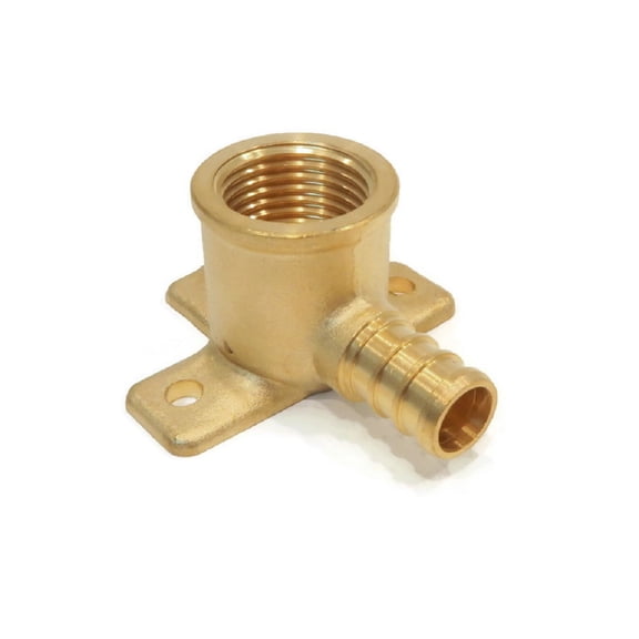 1/2" PEX Brass Lead Free Drop Ear Elbow Crimp Barbed Fitting For Zurn