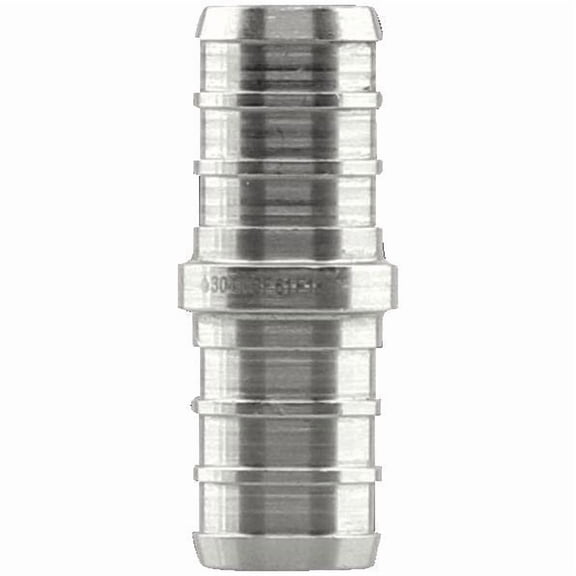 25-pack Plumbeeze PEX Coupling PEX Coupler 1 2 Inch - Stainless Steel - 25 Pack, 1/2 Inch  Residential Use, Standard Application