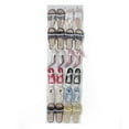 thumbnail image 1 of 1 Pack 24 Wide Pockets Over the Door Shoe Organizer Hanging Shoe Holder, 1 of 6