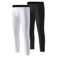 thumbnail image 1 of 2-pack Boys Kids Youth Compression Legging Pants Tights Athletic Base Layer Under Shorts Gear for Running Basketball for 6-14 Years, 1 of 9