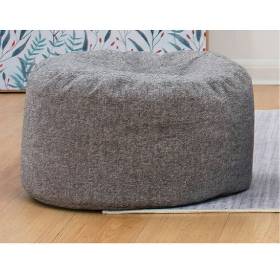 1-2 Pack Footrest Beanbag Only Cover Ottoman Cover Bean Bag Footstools Covers Living Room Furniture Seat 7.9"x12.6''(No Filler)