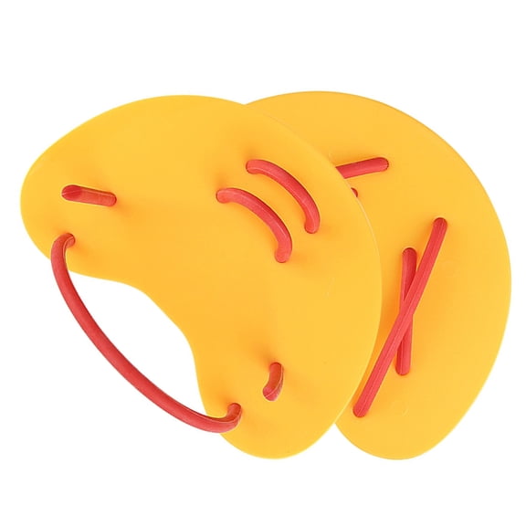 1. 2-Pack Silicone Swim Paddles for Training, Hydrodynamic Design Enhances for All Levels