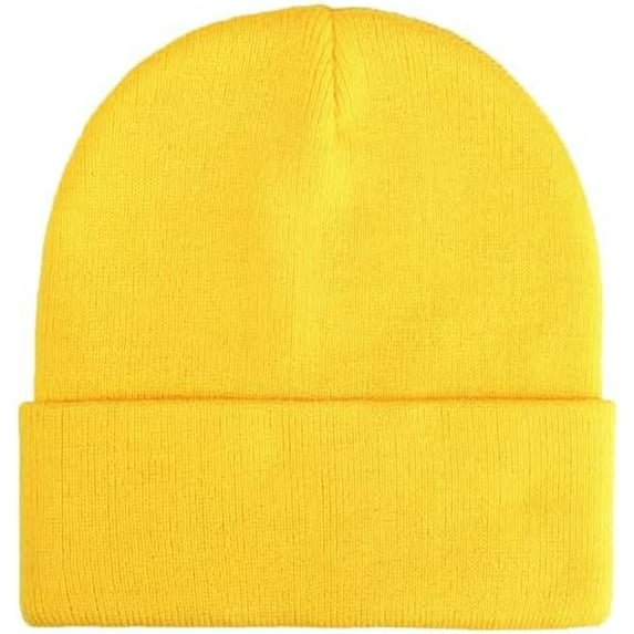 Rosoz 1 Or 2 Pack Beanie Hats For Men & Women - Acrylic Knit Winter Hat, Cuffed, Unisex, One Size Fits All
