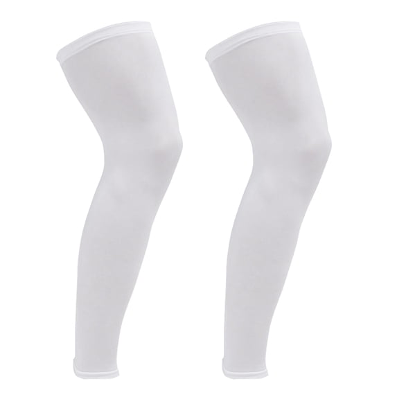 1/2 Pair 26x16.5 Inch Leg Sleeves Compression Long Knee Sleeve UV Protect for Men Women Sport Basketball Football,Compression Full Length Leg Sleeve for Men Women, Running Basketball
