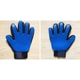 thumbnail image 1 of 1 Pair Pet Dog Cat Deshedding Brush Grooming Glove Massage Hair Fur Removal, 1 of 6