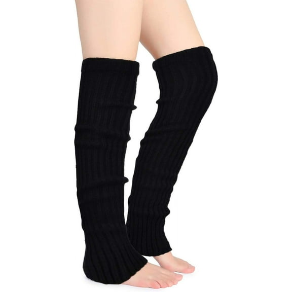 1/2 Pairs Thigh High Leg Warmers for Women Over Knee High Leg Warmer Crochet Long Socks