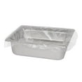 1/2 Pan Steam Pan Liners with Twist Ties 250 Pack MessFree, Grease