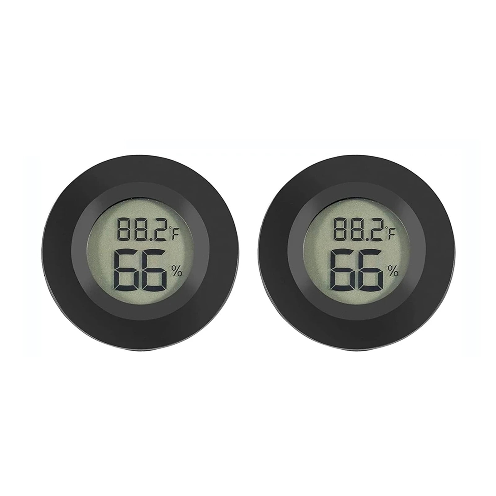 1/2 Pcs Mini Hygrometer Thermometer or Meter Digital Room Round Humidity Temperature Gauge ,Simple Operation