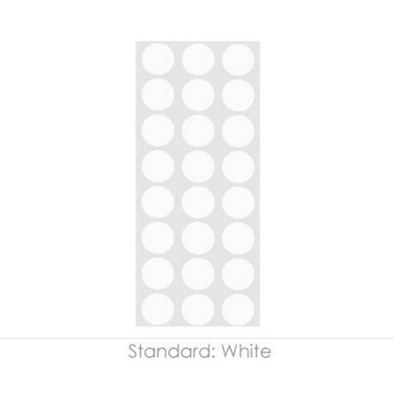 1/2" Permanent Round, Color-Code Dots: 1,200/Pack
