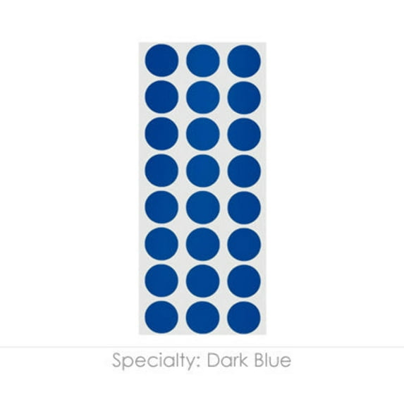 1/2" Permanent Round, Color-Code Dots: 1,200/Pack