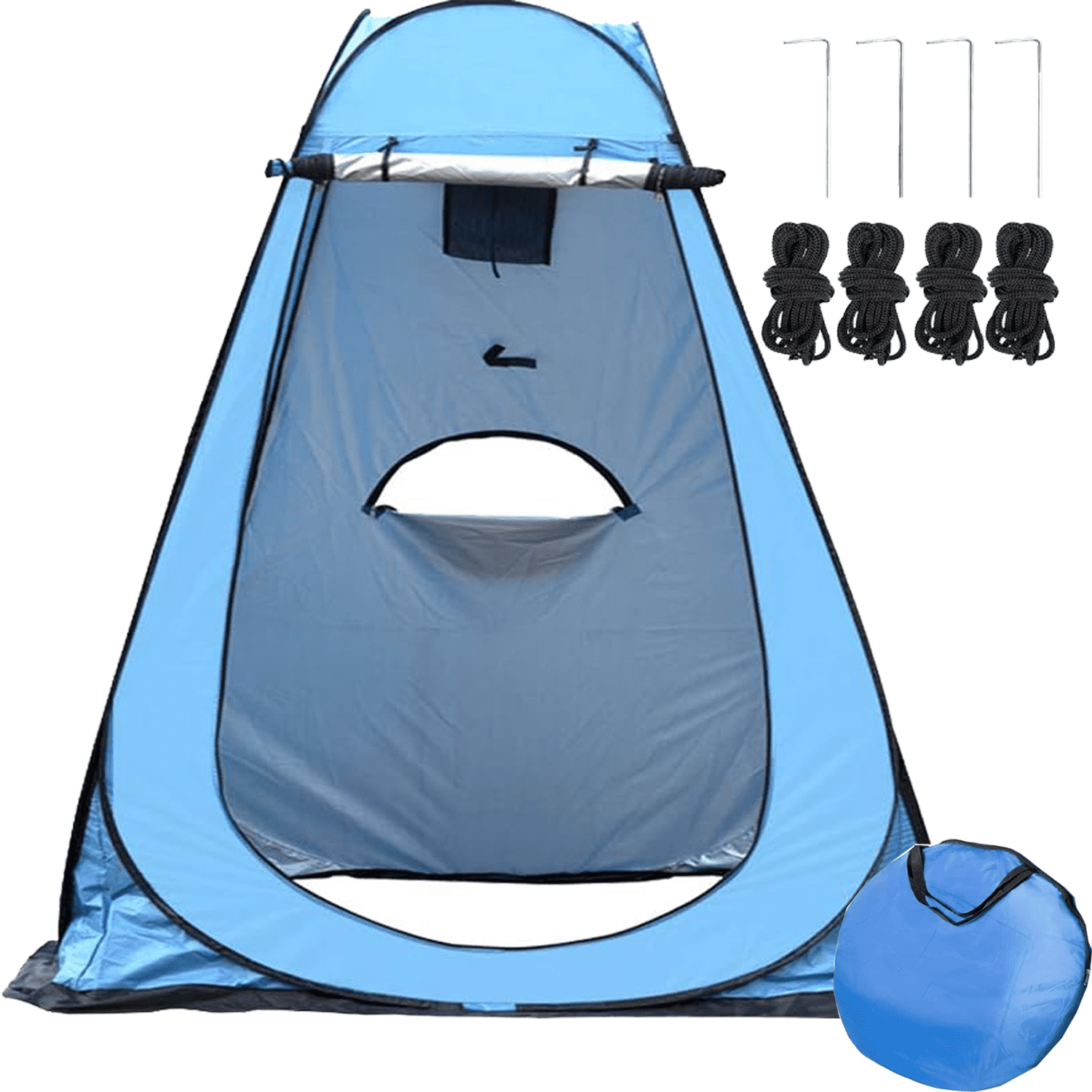 12 Person Large Space Pop Up Shower Privacy Shelter Tent with 3