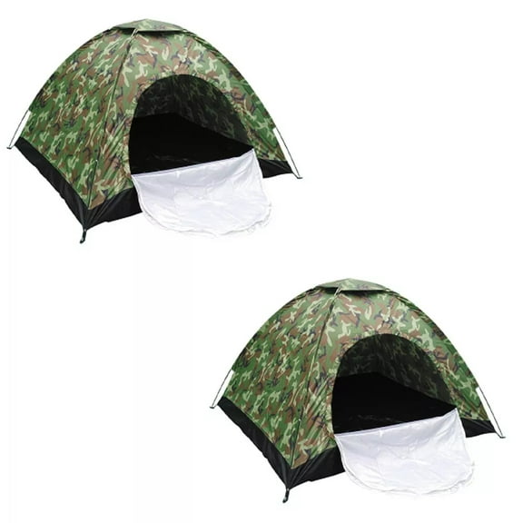 1-2 Person Outdoor Camping Tent Waterproof for Family Camouflage Hiking
