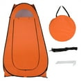 thumbnail image 1 of 1-2 Person Portable Pop Up Toilet Shower Tent Changing Room Dressing Tent Camping Shelter Orange, 1 of 11