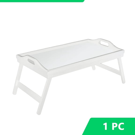 1/2-Piece Foldable Bamboo Bed Tray Table - Christmas Gift