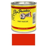 1/2 Pint 1 Shot FIRE RED Paint Lettering Enamel Pinstriping & Graphic Art