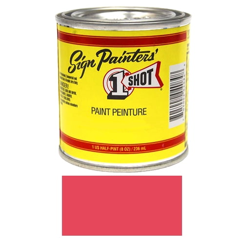 1/2 Pint 1 Shot RUBINE RED Paint Lettering Enamel Pinstriping & Graphic Art