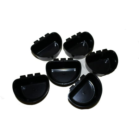 1/2 Pint Feed & Water Cups for Small Animal Cages (6 pack)