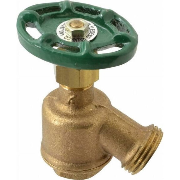 1/2" Pipe, 125 psi WOG Rating, Brass Bent Nose Garden Valve