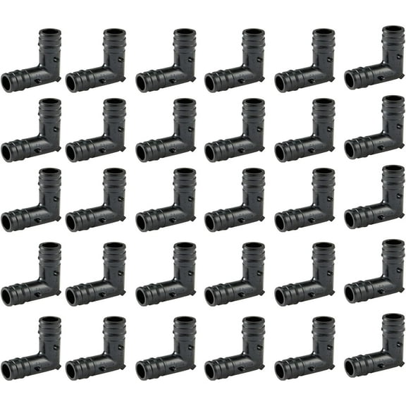 1/2" Poly PEX A Expansion Fitting,30 Pack 90 Degree Elbow PPSU PEX F1960 Fittings,1/2Inch Pex Plastic Elbow Fitting for Pex-A Pipe Connection