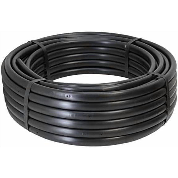 1/2" Polyethylene Pressure Compensating Drip Line - Emitter Spacing : 24" - Flow Rate : 0.5 GPH - Roll Length : 100'$$Garden & Patio