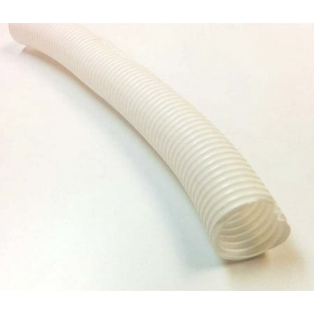 1/2" Polyethylene Split Wire Loom Tubing - Length: 25 Feet - Color: White